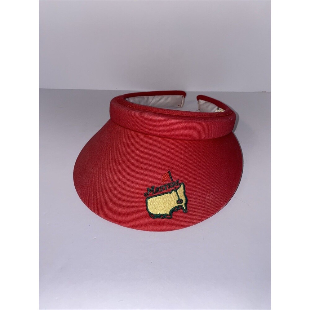 Vintage Masters Magnolia Lane Red Augusta National Ladies Golf Visor